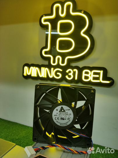 Кулер 140 х140х38 6pin Whatsminer оригинал