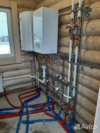 Монтаж систем отопления, водоснабжения