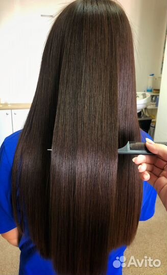 Кератининовое выпрямление/Ботокс для волос