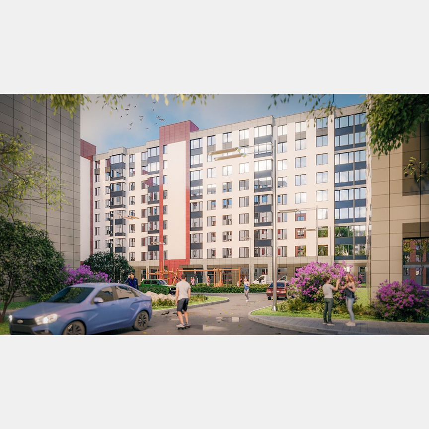 Квартира-студия, 21,2 м², 8/9 эт.