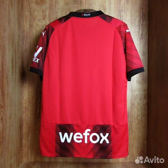 Футболка игровая фанатская Милан сезон 23/24