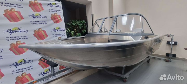 Алюминиевая лодка Neman-420 DCM