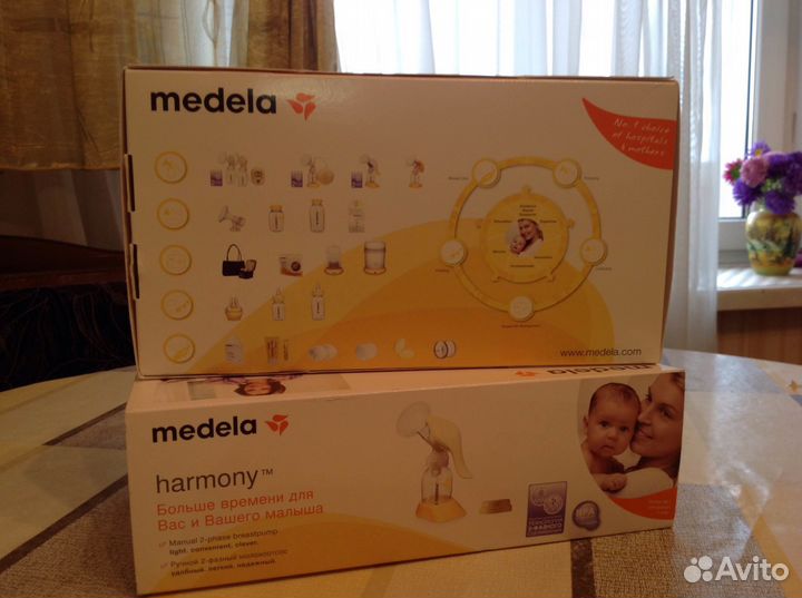 Ручной 2-фазный молокоотсос Medela harmony