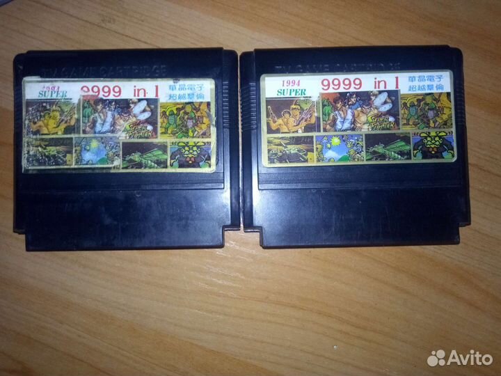 Картриджи для dendy