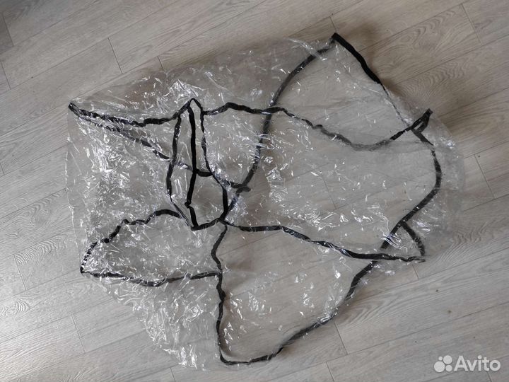 Дождевик на прогулочную коляску