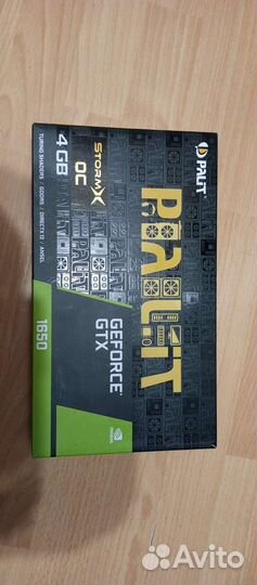 Видеокарта Palit GeForce GTX 1650 StormX OC