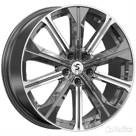 R19 5x114,3 7J ET40 D66,6 Скад Кр-013 diamond gloss graphite