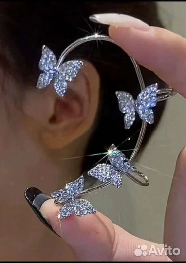 Серьги кафф в ассортименте