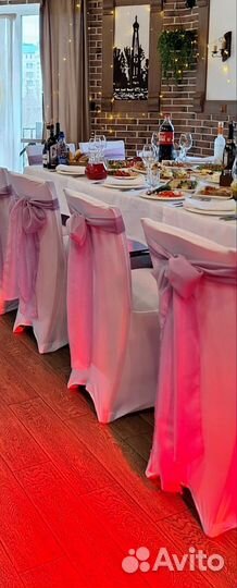 Чехлы на стулья спандекс белые