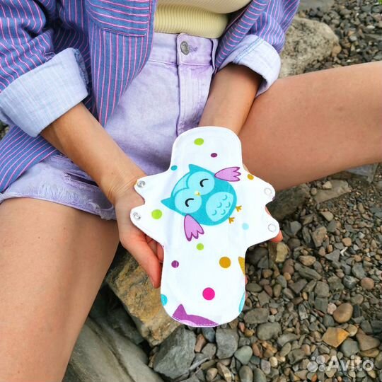 Прокладка непромокаемая многоразовая тканевая 3к