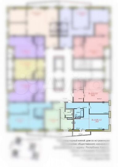 2-к. квартира, 53,8 м², 12/12 эт.
