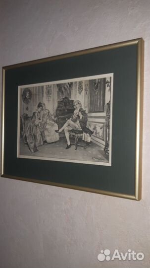 Картина Л. Шмуцлера, гравюра Гейера и Кримзе 1891г