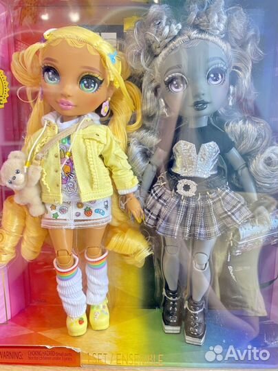 Куклы Rainbow Shadow Madison Sunny и Luna Twins