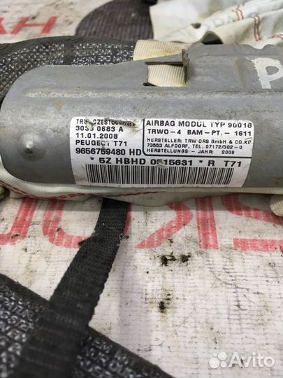 Шторка безопасности левая Peugeot 308 4B 1.6