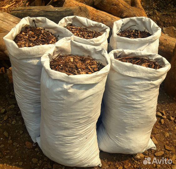 Мульча из рубленных веток