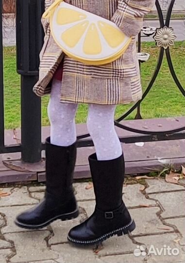 Демисезонные сапоги для девочки 30р