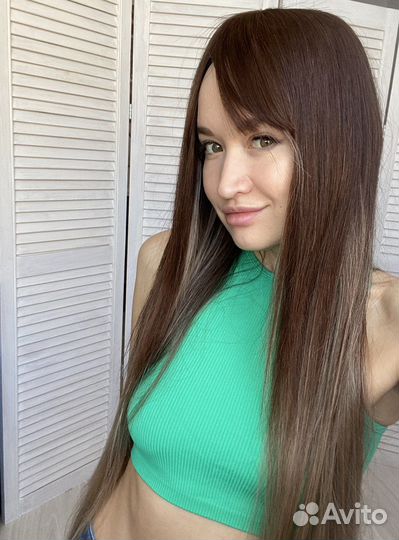 Накладка из натуральных волос