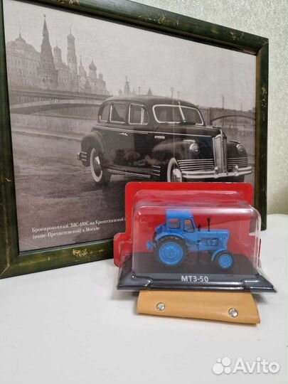 Модель трактора 1/43 (Deagostini) мтз-50