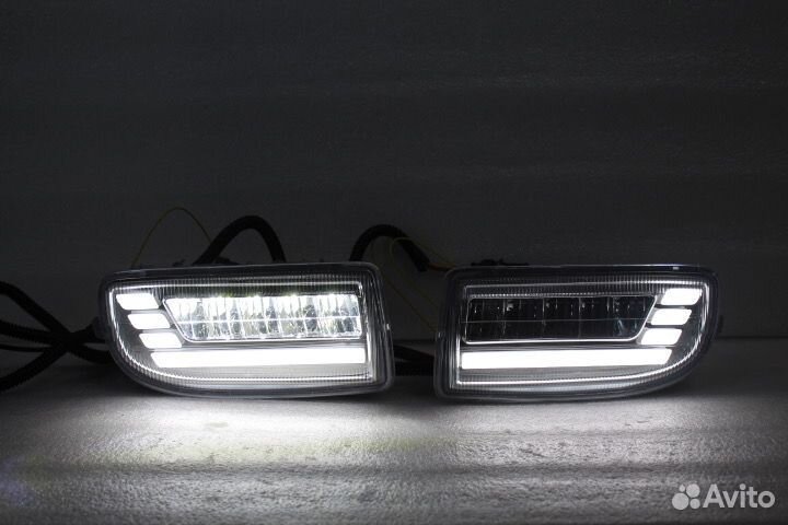 Land Cruiser 100 LED Туманки диодные дхо K1HA3