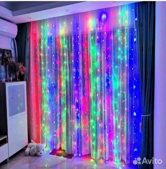 Гирлянда штора