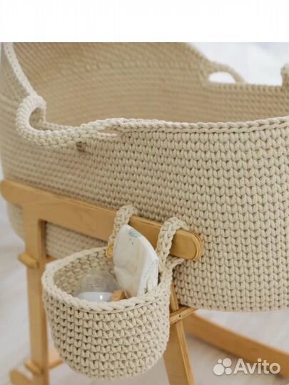 Люлька для новорожденных из трикотажной пряжи