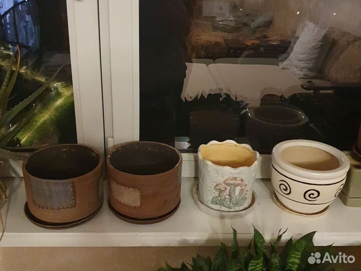 Цветочные горшки