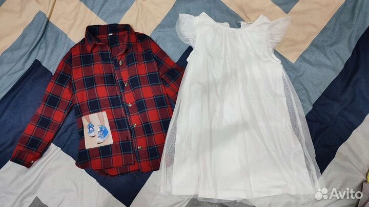 Вещи пакетом для девочки размер 110-122