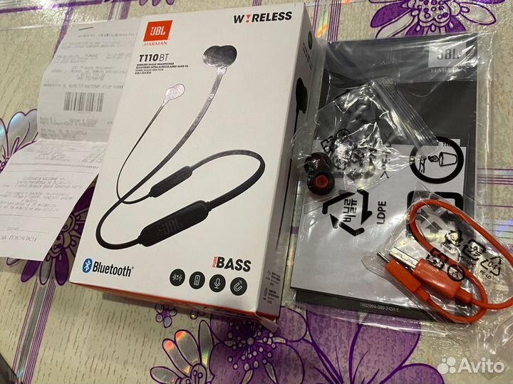 Беспроводные наушники JBL T110BT