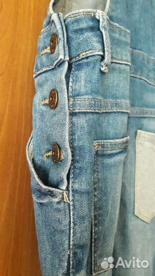 Комбинезон джинсовый для девочки