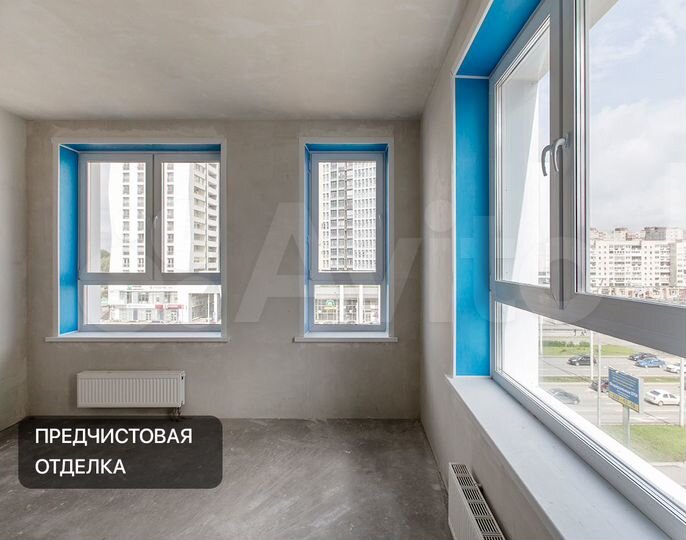 2-к. квартира, 47,4 м², 3/24 эт.