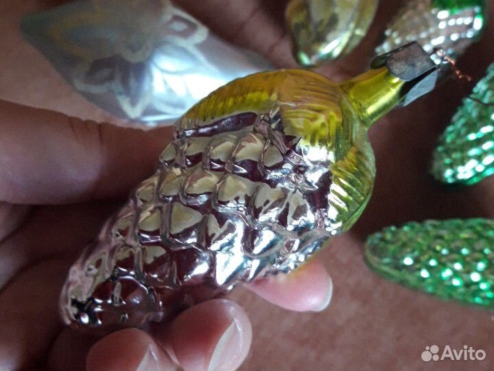 Елочные игрушки СССР, набор 