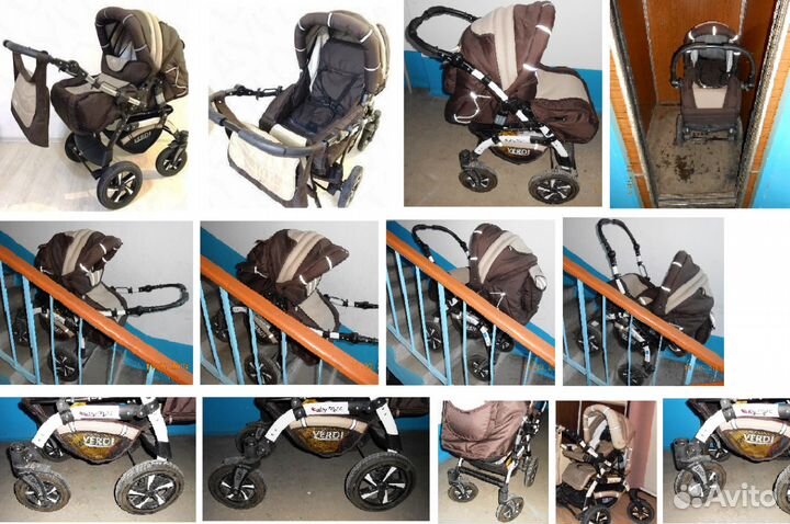 Коляска-трансформер Verdi Baby Merc 4 (зима-лето)