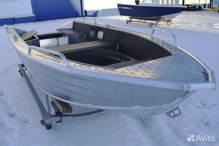 Новая алюминиевая лодка Wyatboat 370 нерегистрат