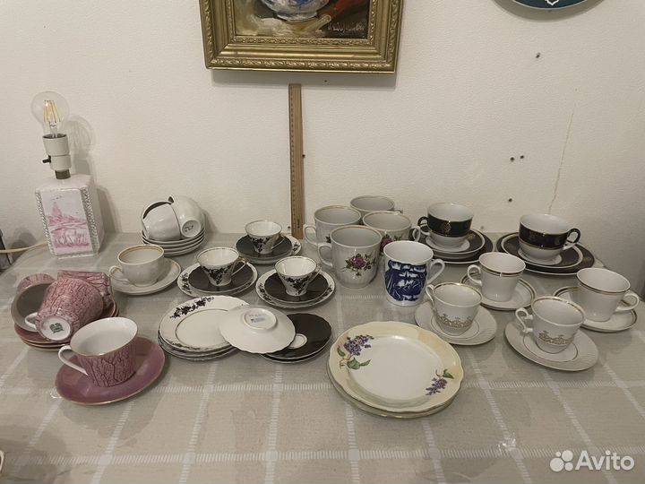 Посуда разных времен СССР и не только