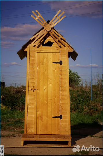 Дачный туалет деревянный JWL462