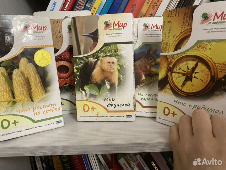Карточки развивающие мир на ладошке
