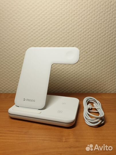 Зарядная станция 3в1, 20 Вт, Deppa (новая)