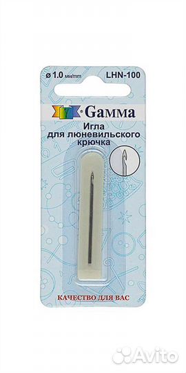 Gamma LHN-100 Игла для крючка люневильского d 1.0