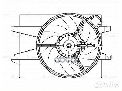 Вентилятор охлаждения радиатора Ford Fiesta 01