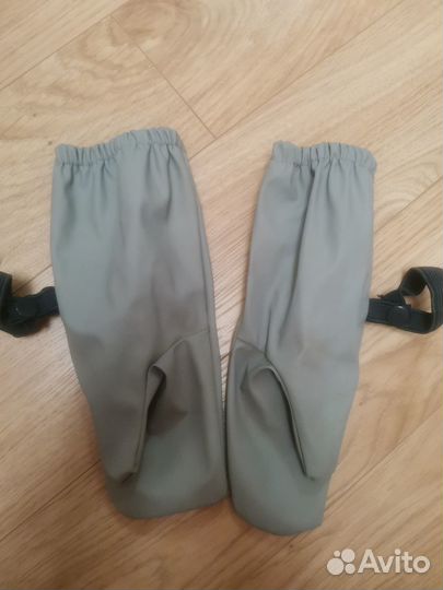 Краги непромокаемые,серые со звездой, размер 3