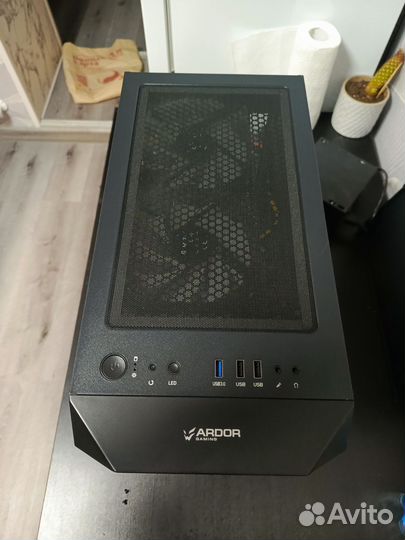 Корпус Ardor gaming minicase 3 вентилятора