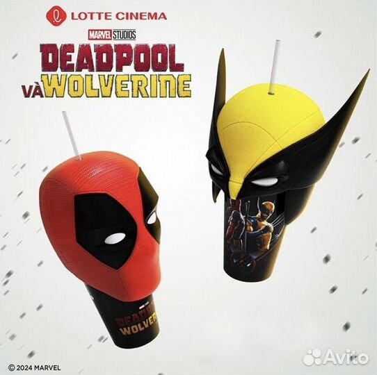 Deadpool & Wolverine (Дэдпул и Росомаха) стаканы