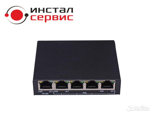 POE коммутатор SVB-204P