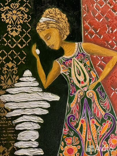 Картина «Желания« маслом на холсте