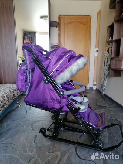 Санки коляска nika kids