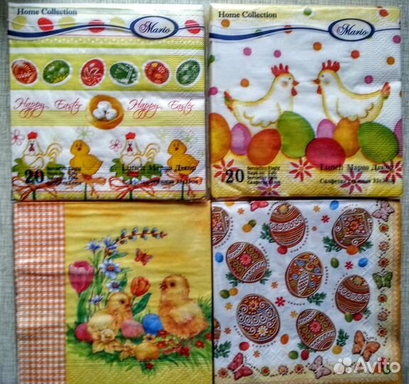 Салфетки весна. Пасхальные. Орнамент