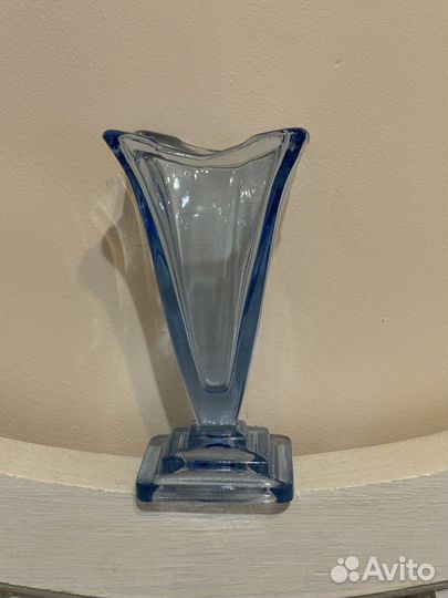 Ваза Завод 1 кдо цветное стекло СССР