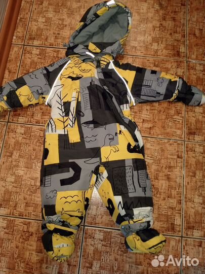 Комбинезон демисезонный 62 68 crockid