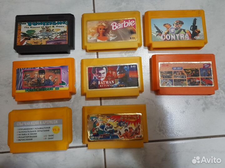 Картриджи Dendy 90-ые TV-Game