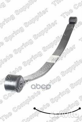 58 275 43 рессора 1-лист задняя Ford Transit V